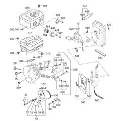 Intake, Exhaust Assembly EX40