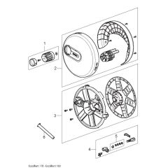 Hose Reel Assembly for Nilfisk