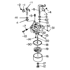 Carburettor for EY20 Engines
