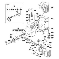 Intake, Exhaust Assembly