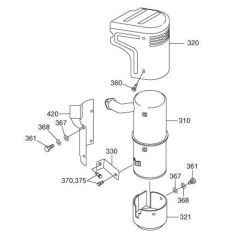 Intake Exhaust Assembly EY35