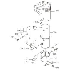 Intake Exhaust Assembly EY40