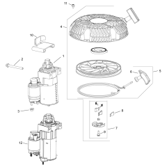 Kohler EZT725 Starting Parts