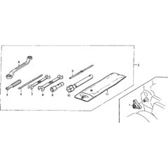 Tool Kit for Honda F720 Tiller
