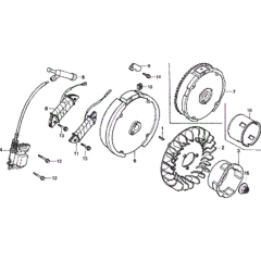 Flywheel Assembly for F720