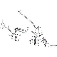 Levers Assembly for Honda F720