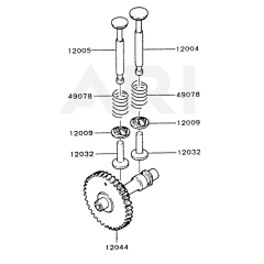 Valve & Camshaft for FA076D