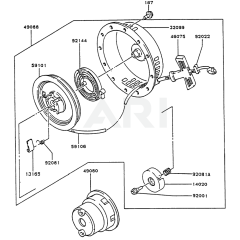 Starter for Kawasaki FA130D