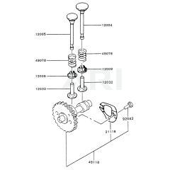 Valve/Camshaft for Kawasaki
