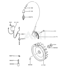 Electric Equipment for Kawasaki FA210D