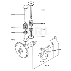 Valve/Camshaft Kawasaki FA210R