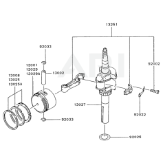 Piston/Crankshaft for Kawasaki