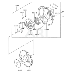 Starter for Kawasaki FA210V