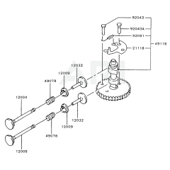 Valve/Camshaft for FA210V