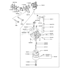 Carburetor for Kawasaki FA210V