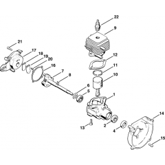 Crankcase, Cylinder Assembly