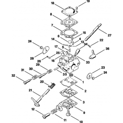 Carburetor WT-160 for Stihl FC 44