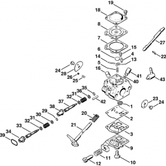 Carburetor WT-327 for Stihl FC 44