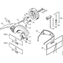 Deflector & Tools for Stihl FC 55 DZ
