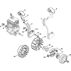 Ignition & Clutch for Stihl FC 56