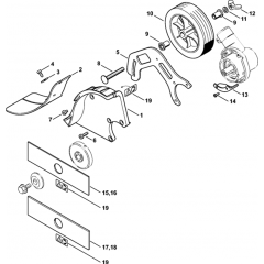 Deflector Assembly for Stihl FC 111