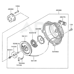 Recoil Starter for Kawasaki