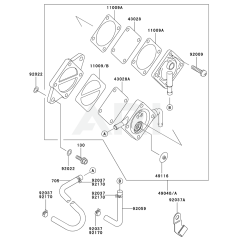 Fuel Tank & Valve for Kawasaki