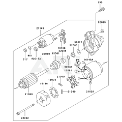 Starter for Kawasaki FC401V