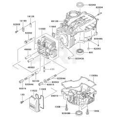 Cylinder/Crankcase for Kawasaki