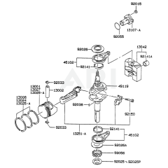 Piston/Crankshaft for Kawasaki