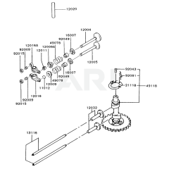 Valve/Camshaft Kawasaki FC540V
