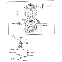 Fuel Tank & Valve for Kawasaki
