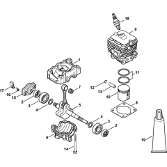 Crankcase, Cylinder Assembly