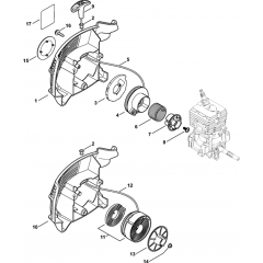 Rewind Starter Assembly