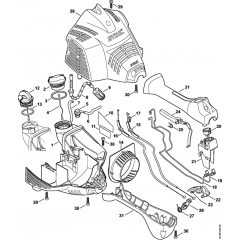 Motor Housing & Handle Assembly