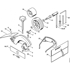 Deflector & Tools for Stihl FC 72