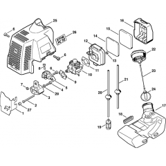 Air Filter & Fuel Tank for Stihl
