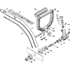 Drive Tube, Loop Handle, Gear Head