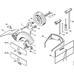 Deflector & Tools for Stihl FC 73
