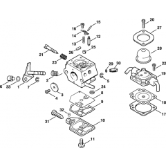 Carburetor Assembly for Stihl FC 75
