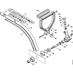 Drive Tube & Gear Head for Stihl FC 75