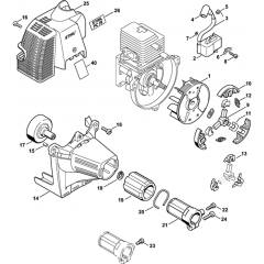 Ignition & Clutch for Stihl FC 75