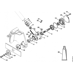 Gear Head Assembly for Stihl FC 83