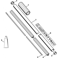 Drive Tube Assembly for Stihl FC 85