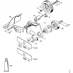 Deflector Assembly for Stihl FC 85