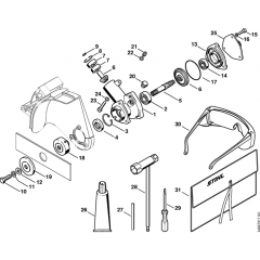 Gear Head & Tools for Stihl FC 85