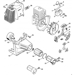 Ignition & Clutch for Stihl FC 85