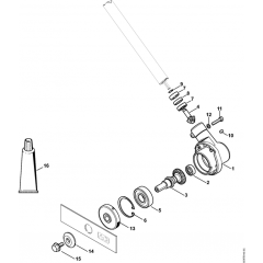 Gear Head Assembly for Stihl FC 95