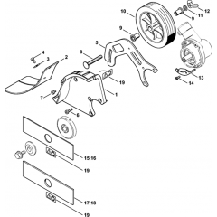 Deflector Assembly for Stihl FC 95