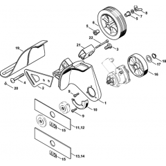 Deflector Assembly for Stihl FC 95
